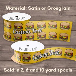 Ruban En Satin Cheeseburger