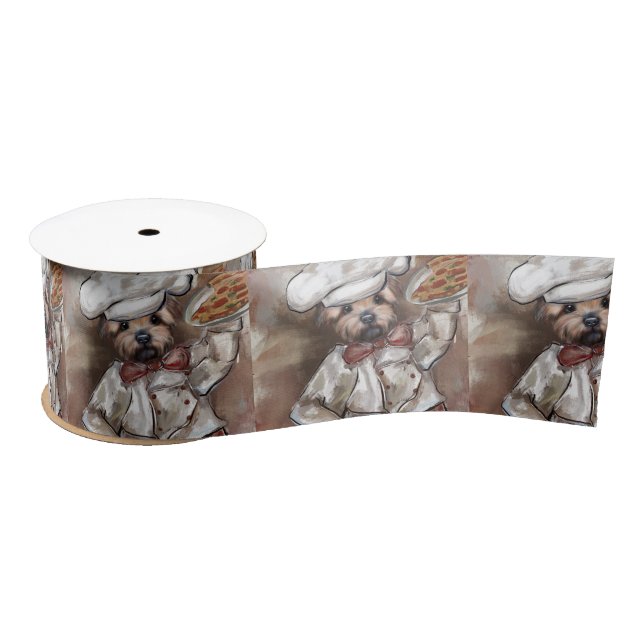 Ruban En Satin Chef Yorkie (Bobine)