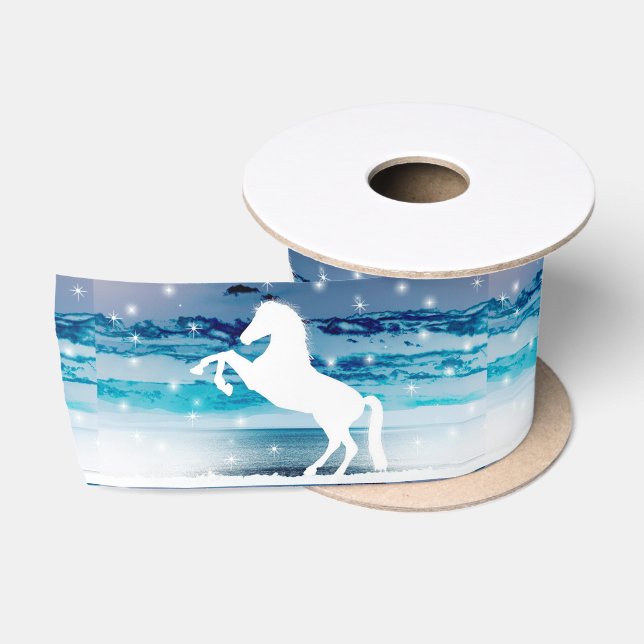 Ruban En Satin Cheval mystique (Bobine)