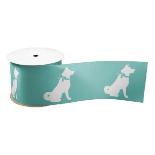 Ruban En Satin Chien Akita Puppy