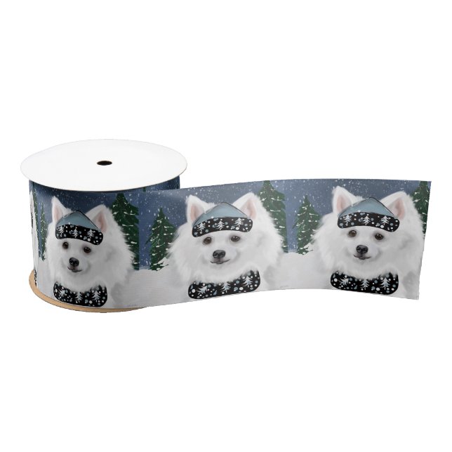 Ruban En Satin Chien esquimau américain  (Bobine)