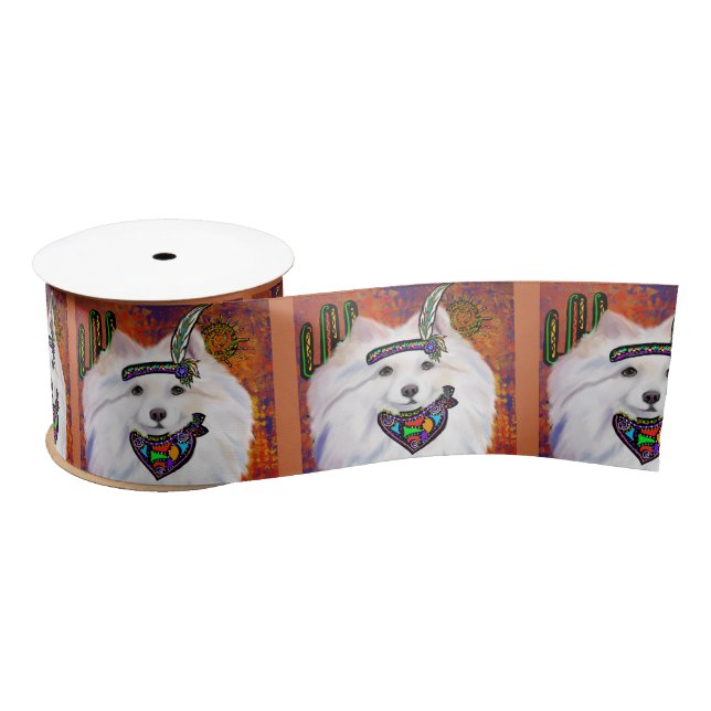 Ruban En Satin Chien esquimau américain  (Bobine)