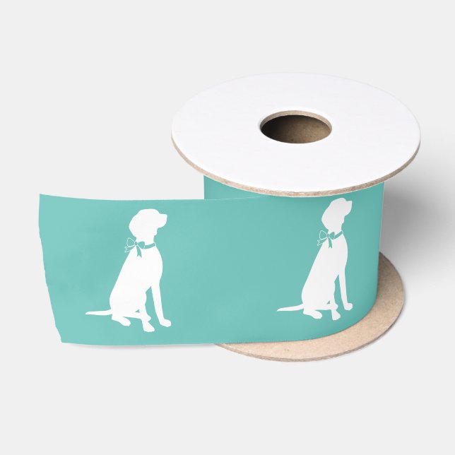 Ruban En Satin Chiot de chien Vizsla (Bobine)