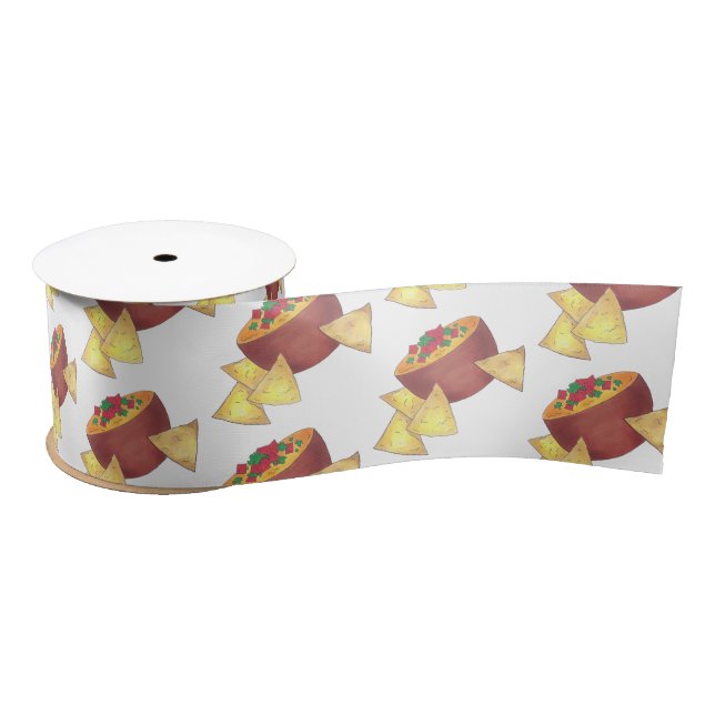 Ruban En Satin Chips Chili Con Queso Blanco Nachos Fromage Dip (Bobine)