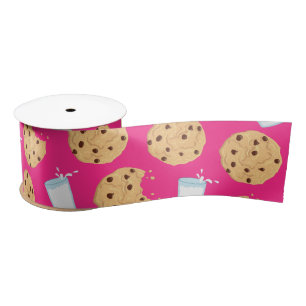 Ruban En Satin Chocolat Chip Cookie Enfants 1er Anniversaire Fête
