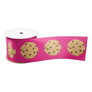 Ruban En Satin Chocolat Chip Cookie Enfants 1er Anniversaire Fête