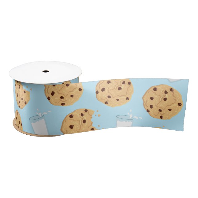 Ruban En Satin Chocolat Chip Cookie Enfants 1er Anniversaire Part (Bobine)