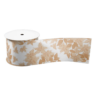Ruban En Satin Chute des feuilles d'automne Ruban