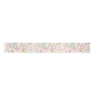 Ruban En Satin Ciel floral