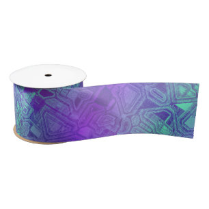 Ruban En Satin Circuits de bonbons - bleu baie :