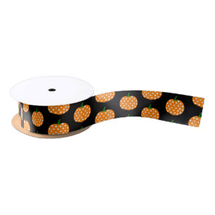Ruban En Satin Citrouilles de Satin Ribbon-Halloween