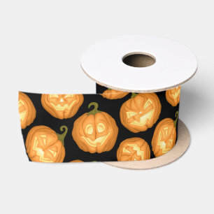 Ruban En Satin Citrouilles d'Halloween