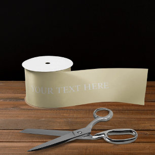 Ruban En Satin Clair Pastel Citron jaune blanc