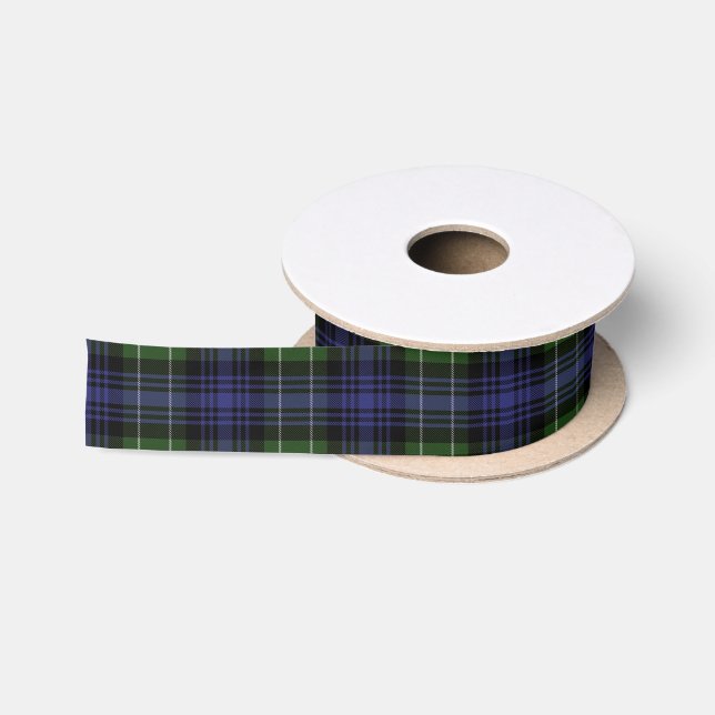 Ruban En Satin Clan Abercrombie Tartan (Bobine)