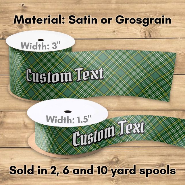 Ruban En Satin Clan Currie Tartan (Créateur téléchargé)