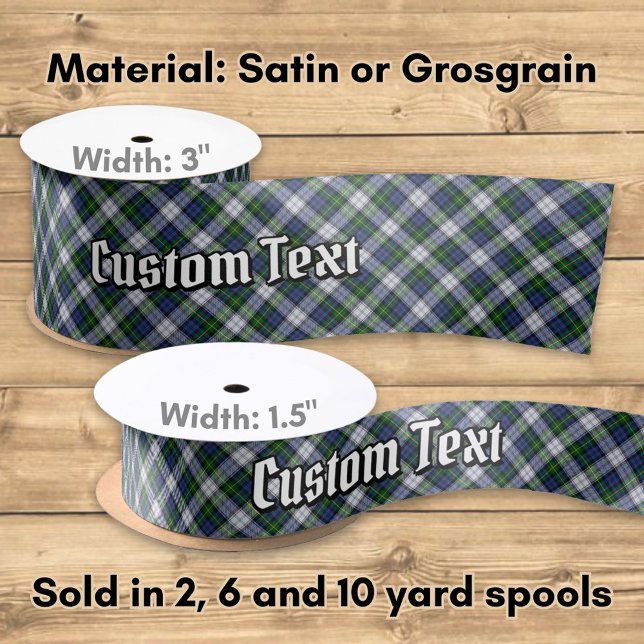 Ruban En Satin Clan Gordon habiller Tartan Satin ruban (Créateur téléchargé)