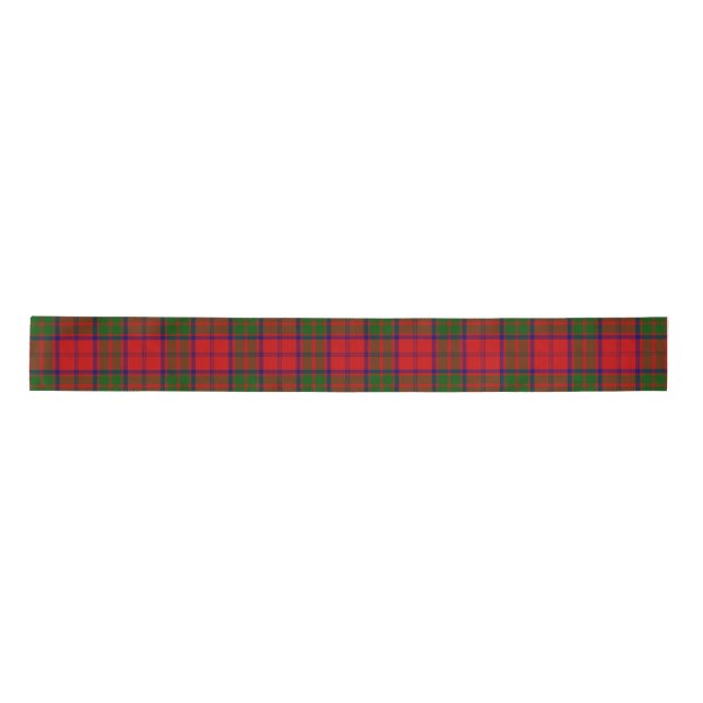 Ruban En Satin Clan Grant Tartan Plaid (Devant)