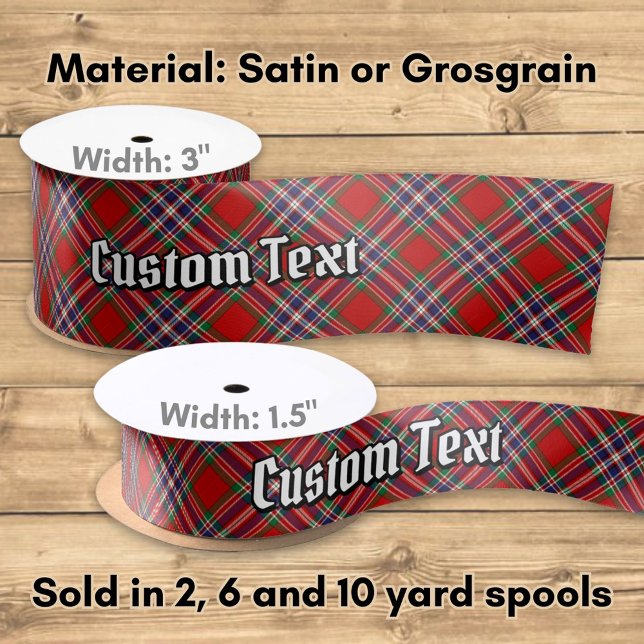 Ruban En Satin Clan MacFarlane Red Tartan (Créateur téléchargé)