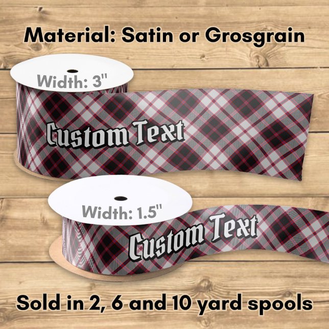 Ruban En Satin Clan MacPherson Chasse Tartan Satin Ruban (Créateur téléchargé)