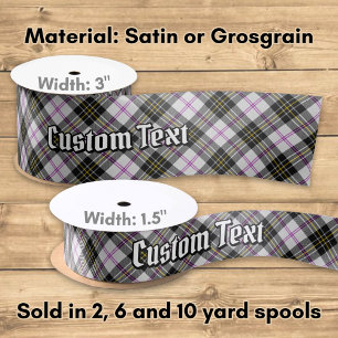 Ruban En Satin Clan MacPherson Robe Tartan Satin ruban