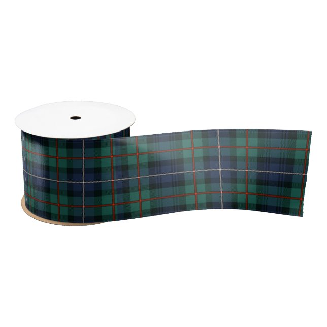 Ruban En Satin Clan Rustique Plaid Robertson Tartan (Bobine)