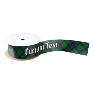 Ruban En Satin Clan Sinclair Chasse Tartan