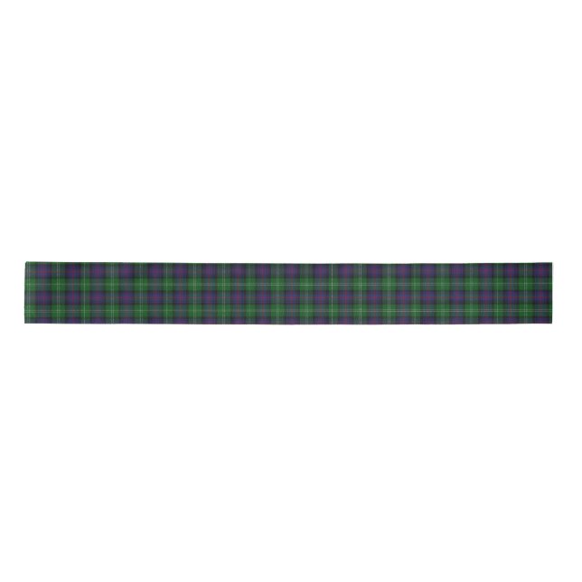 Ruban En Satin Clan Sutherland Tartan Plaid (Devant)