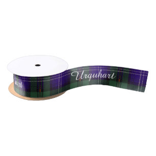 Ruban En Satin Clan Urquhart Plaid Scottish tartan