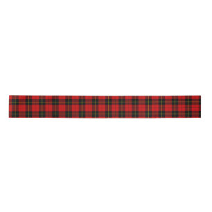Ruban En Satin Clan Wallace Tartan Plaid