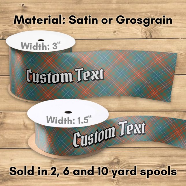 Ruban En Satin Clan Wilson Ancienne Tartan (Créateur téléchargé)