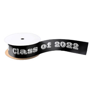 Ruban En Satin Classe de 2022 Jour de la Graduation par Janz Blac