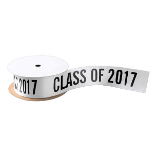 Ruban En Satin Classe licenciée de blanc du noir 2017 de