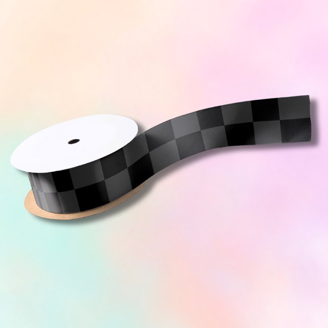 Ruban En Satin Classic moderne noir & fumée noir tableau de bord  (Créateur téléchargé)