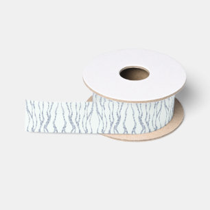 Ruban En Satin Cloudy Grey Zebra Eraser Scratch Art