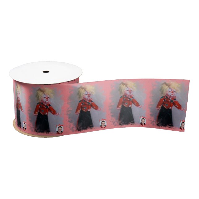 Ruban En Satin Clown/Pallaso/Clown (Bobine)