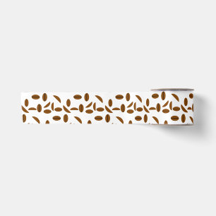 Ruban En Satin Coffee Beans Galore Ribbon