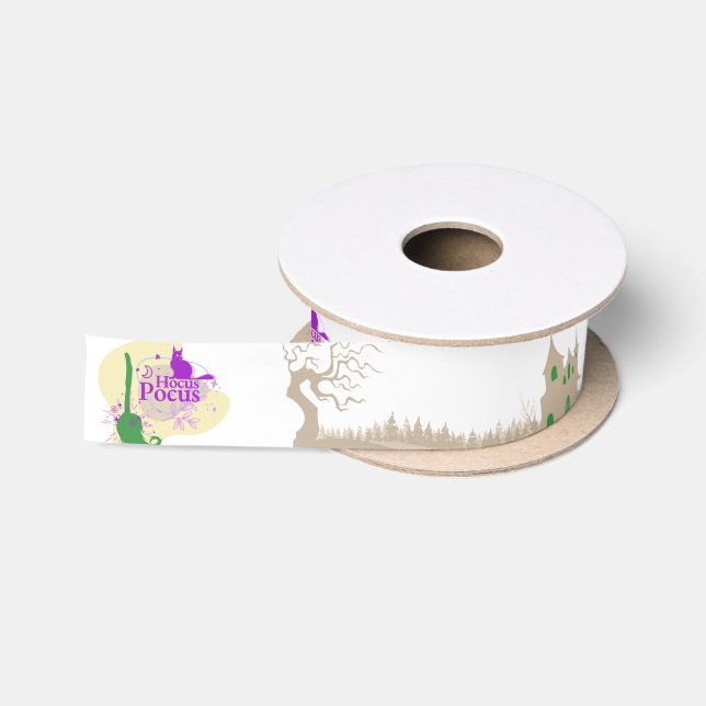 Ruban En Satin Collection de timbres Halloween "Hocus Pocus" (Bobine)