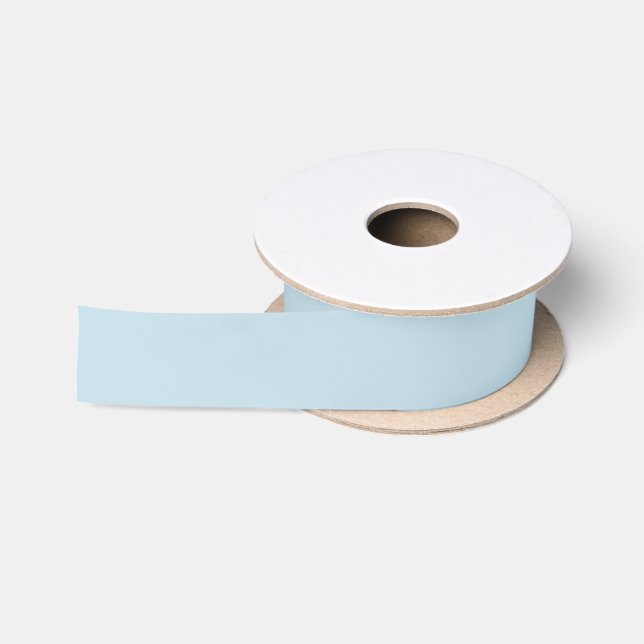 Ruban En Satin Columbia Blue Pop De Couleur (Bobine)