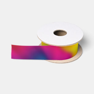 Ruban En Satin Conception arc-en-ciel