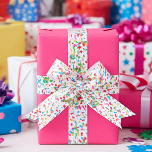 Ruban En Satin Confettis colorés