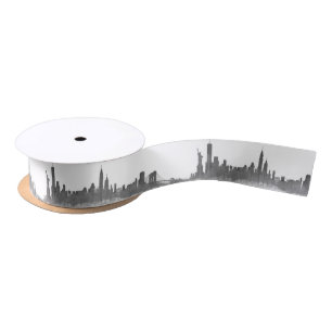 Ruban En Satin Continuous Border Skyline NYC New York Skyline