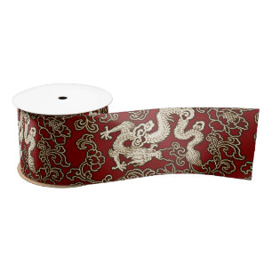 Ruban En Satin Copie traditionnelle vintage de papier japonais