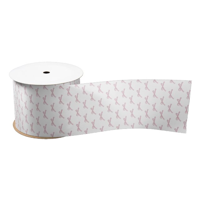 Ruban En Satin Coquette Arc-en-ciel Rose Férié (Bobine)
