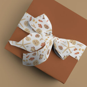 Ruban En Satin Coquillages aquarelles