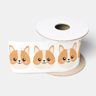 Ruban En Satin Corgi