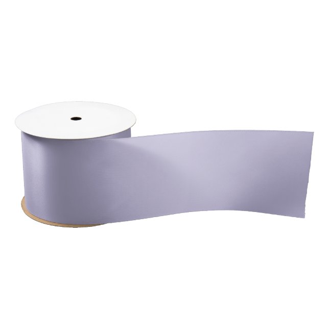 Ruban En Satin Couleur claire en cuir massif pastel violet (Bobine)