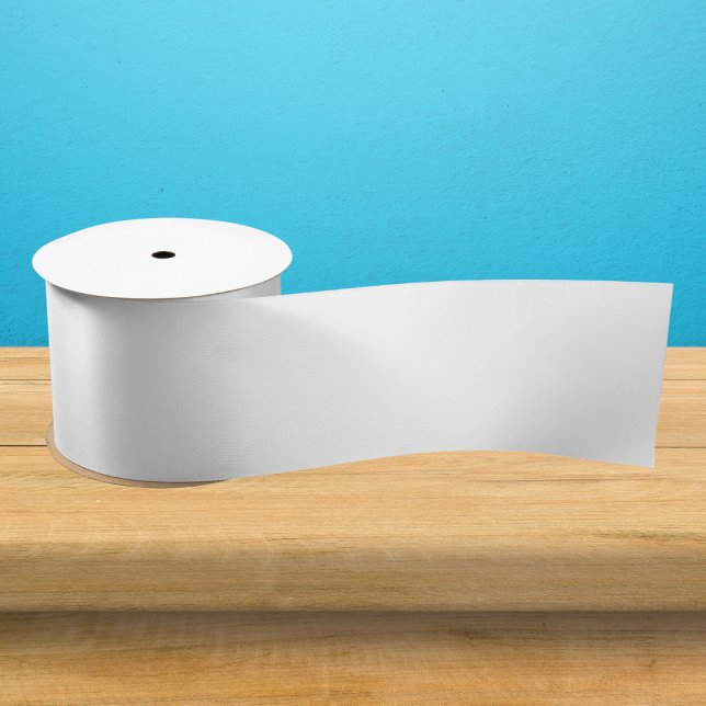 Ruban En Satin Couleur solide blanche pure (Créateur téléchargé)
