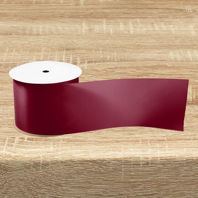Ruban En Satin Couleur solide bordeaux (Créateur téléchargé)
