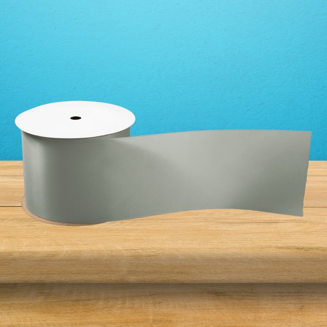 Ruban En Satin Couleur solide Désert Sage (Créateur téléchargé)