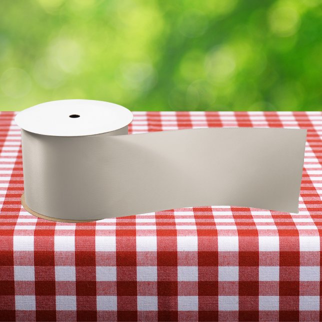 Ruban En Satin Couleur solide en lin naturel (Créateur téléchargé)